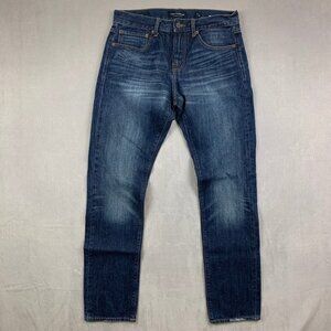 Lucky Brand Mens Pants 32 Blue Jeans 110 Skinny 100% Cotton Rigid Denim 32x32